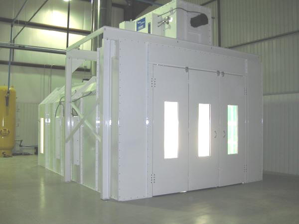 Milwaukee Downdraft Automotive Spray Booths