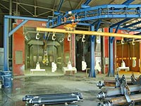 Industrial Paint Booth 3 Axis Lift Systems in Tampa Fl.